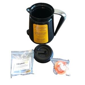 Keurig 2.0 K-Carafe Pitcher Coffee Pot With Silver Handle For Keurig Brewer 2.0.